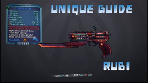 borderlands 2 rubi weapon guide.